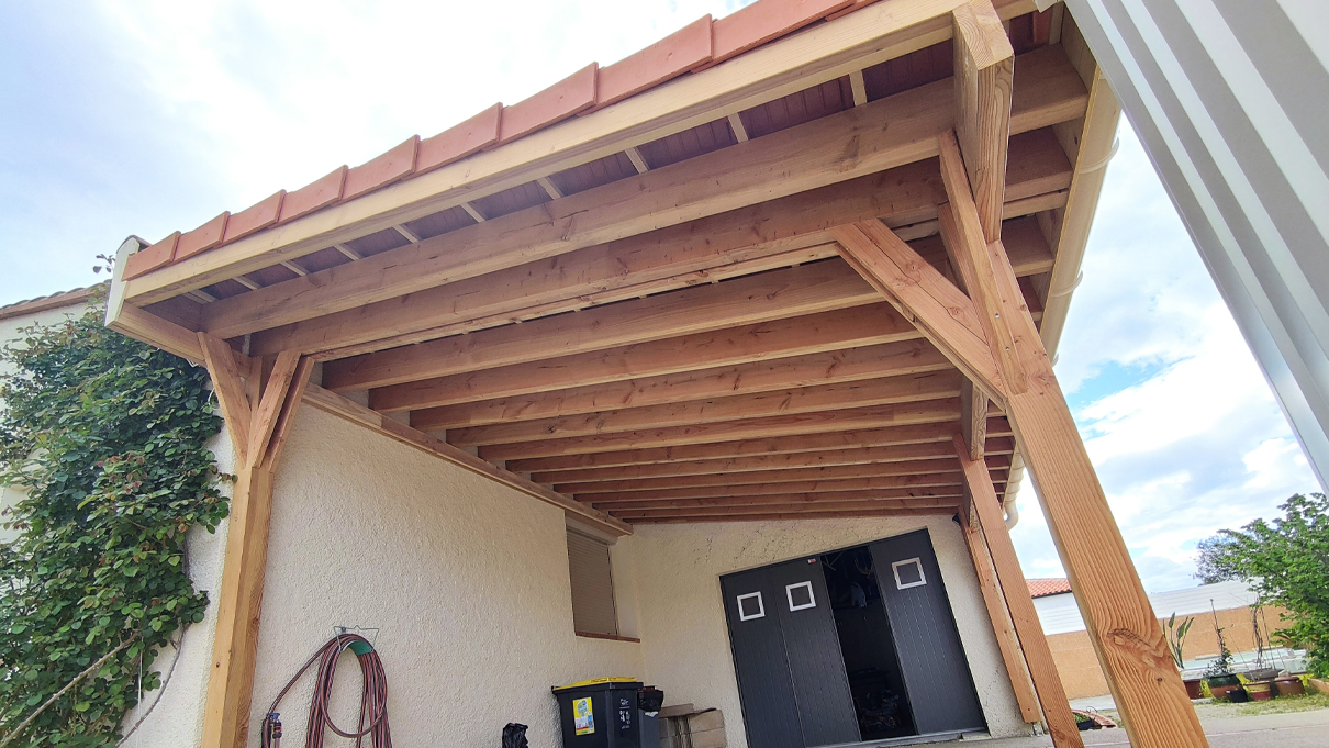 carport bois sorede 66