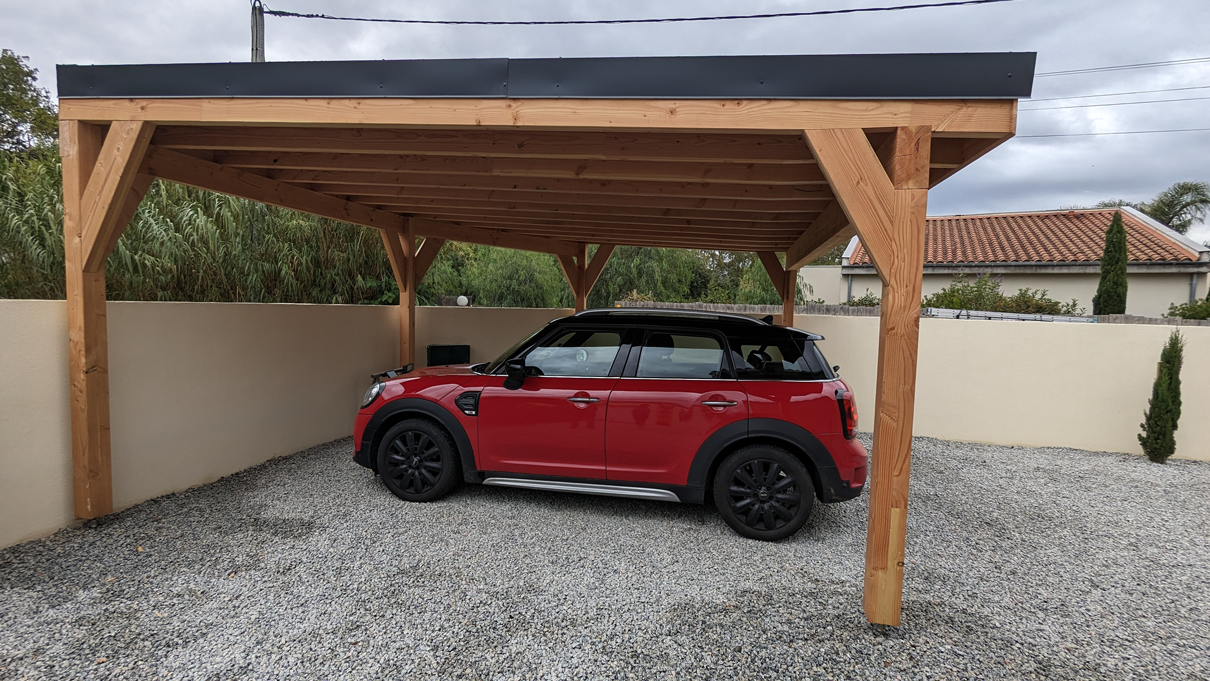 carport bois douglas st jean pla de corts 66